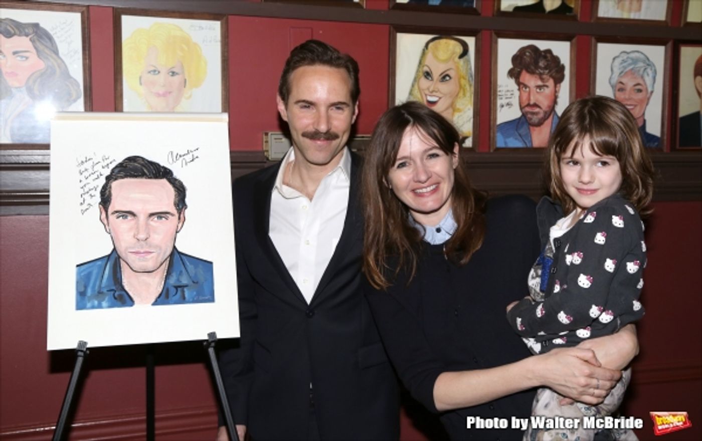 Photo Coverage: THE ELEPHANT MAN's Patricia Clarkson & Alessandro Nivola Get Caricatures at Sardi's! Photo Coverage: THE ELEPHANT MAN's Patricia Clarkson & Alessandro Nivola Get Caricatures at Sardi's! Image
