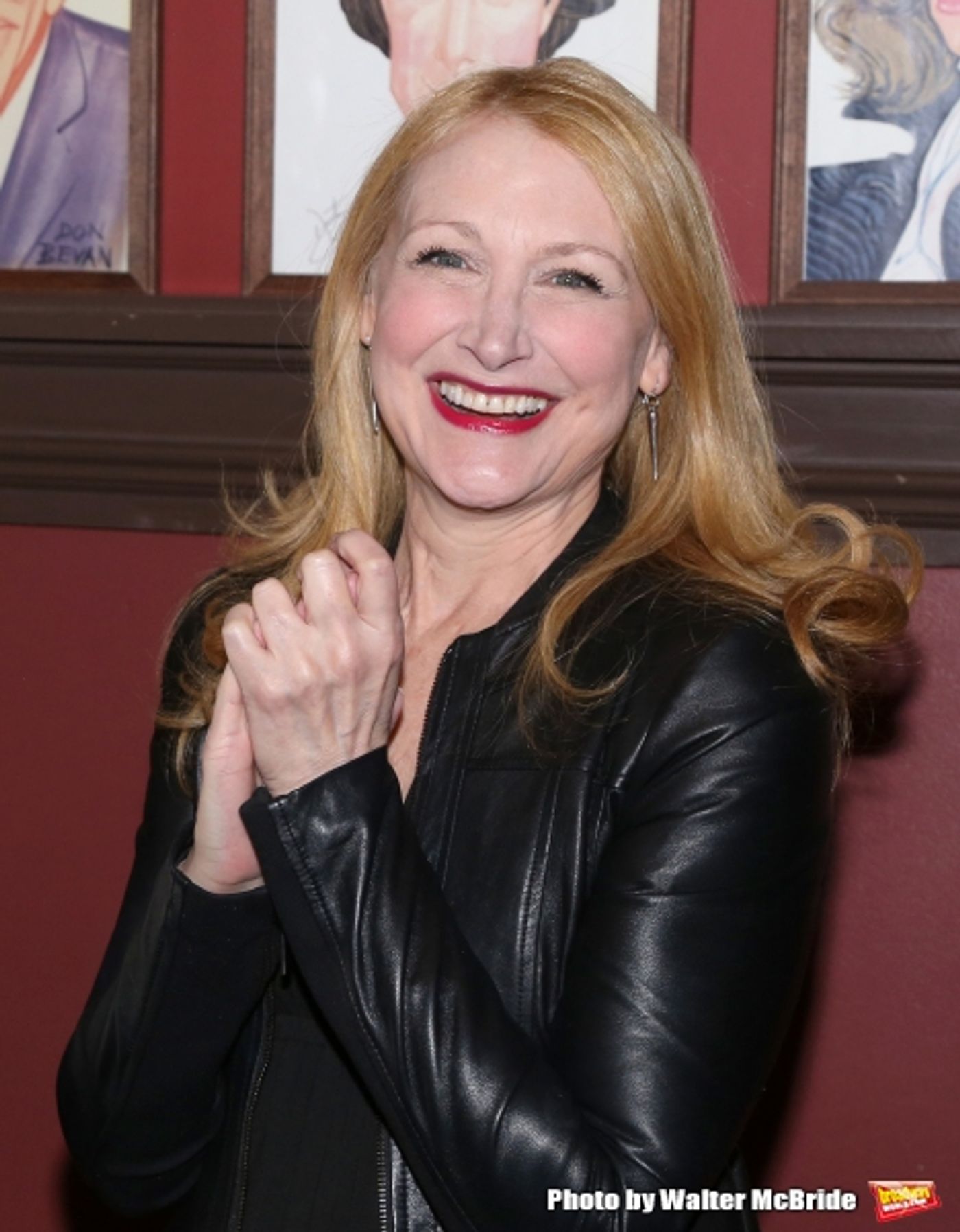 Photo Coverage: THE ELEPHANT MAN's Patricia Clarkson & Alessandro Nivola Get Caricatures at Sardi's!  Image
