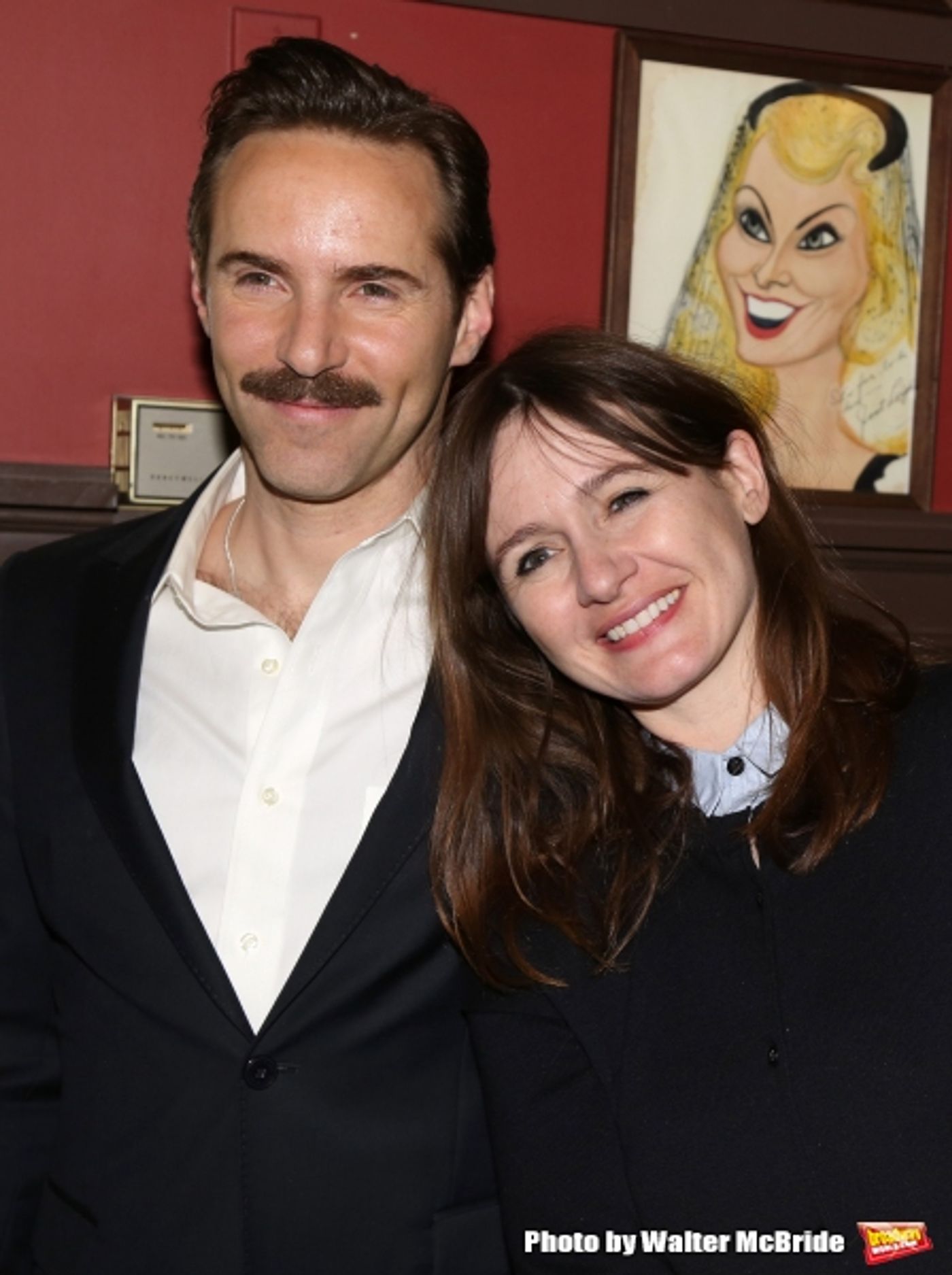 Photo Coverage: THE ELEPHANT MAN's Patricia Clarkson & Alessandro Nivola Get Caricatures at Sardi's! Photo Coverage: THE ELEPHANT MAN's Patricia Clarkson & Alessandro Nivola Get Caricatures at Sardi's! Image