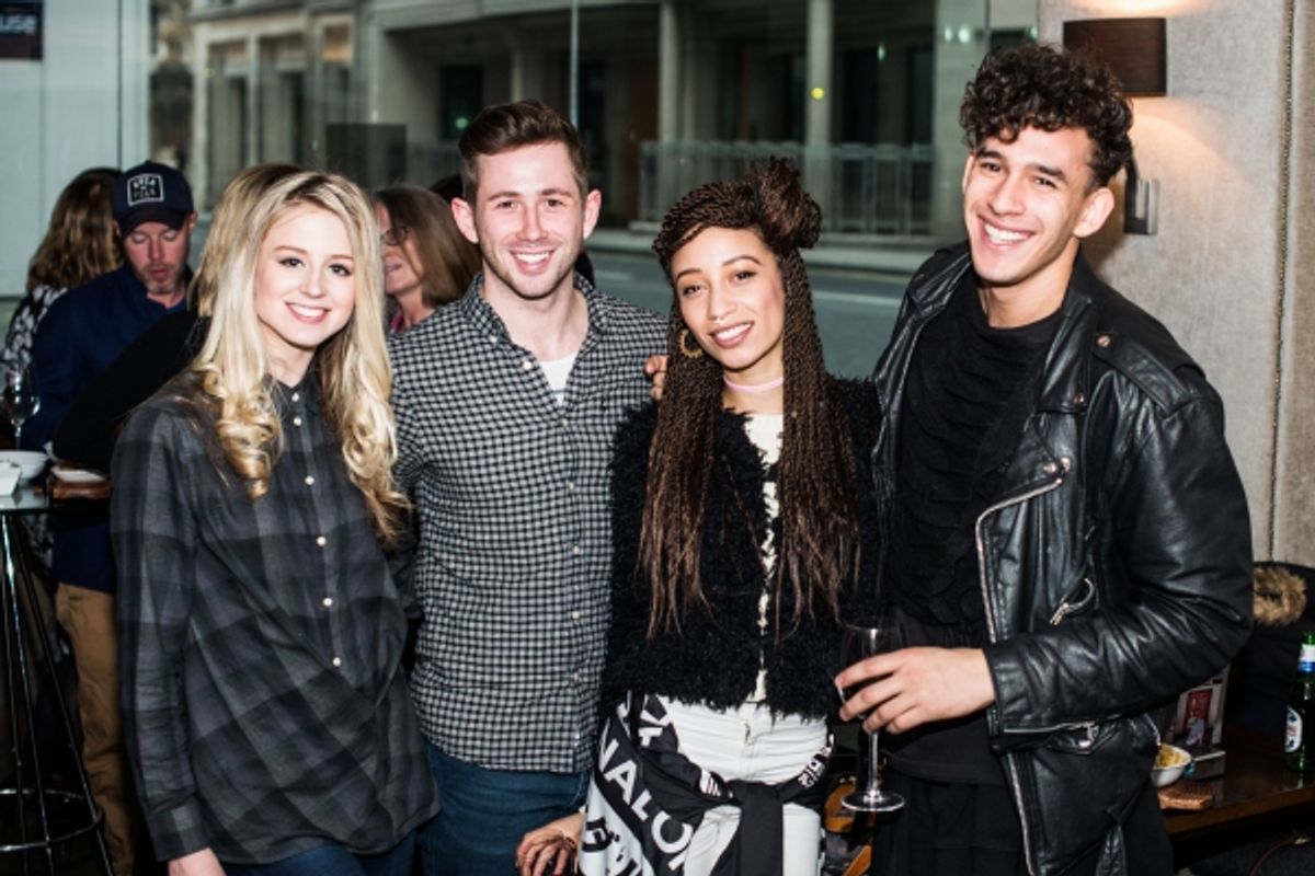 Carrie Willis, James Revell, Sophie Apollonia and Jordan Kennedy at 