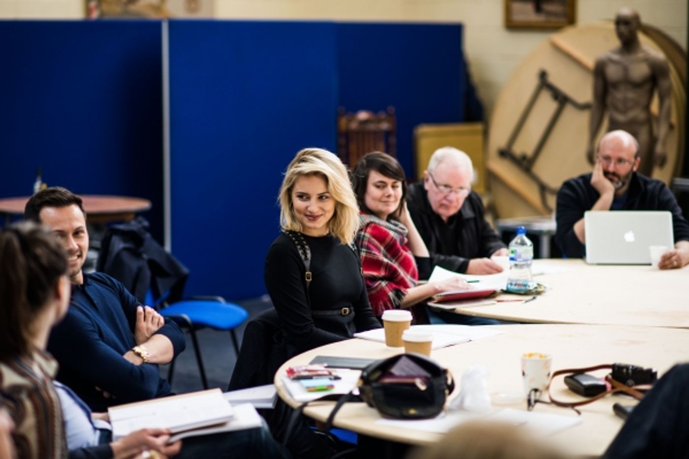 Photo Flash: In Rehearsal with Dianna Agron, Stephen Wright and More for MCQUEEN at St. James Theatre  Image