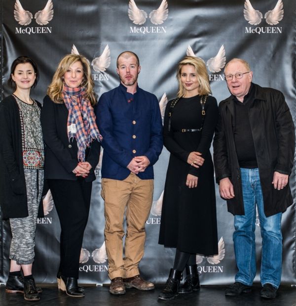 Laura Rees, Tracy-Ann Oberman, Stephen Wight, Dianna Agron and David Shaw-Parker  Photo