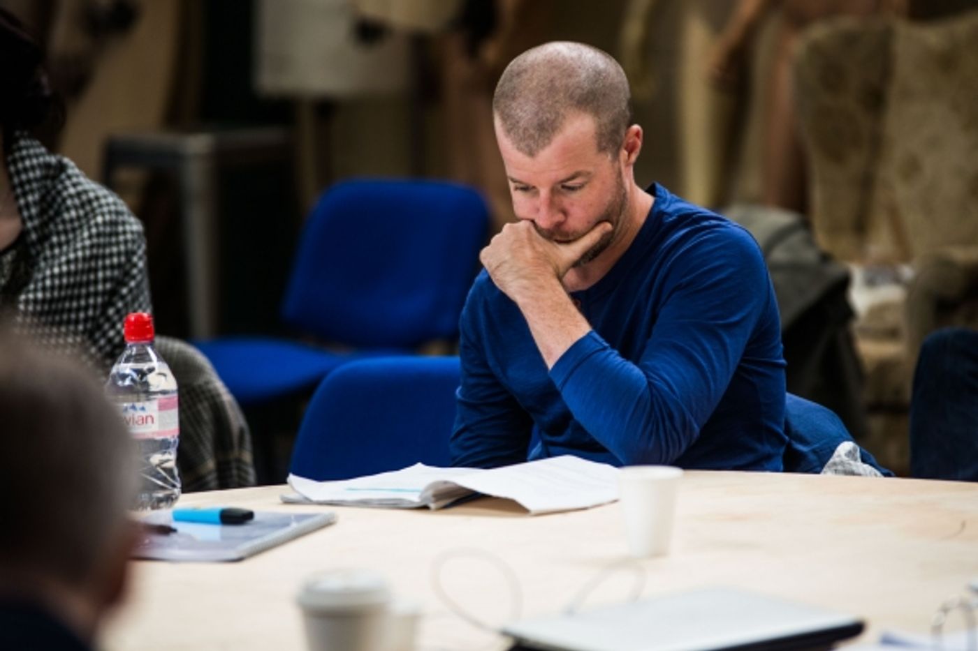 Photo Flash: In Rehearsal with Dianna Agron, Stephen Wright and More for MCQUEEN at St. James Theatre  Image