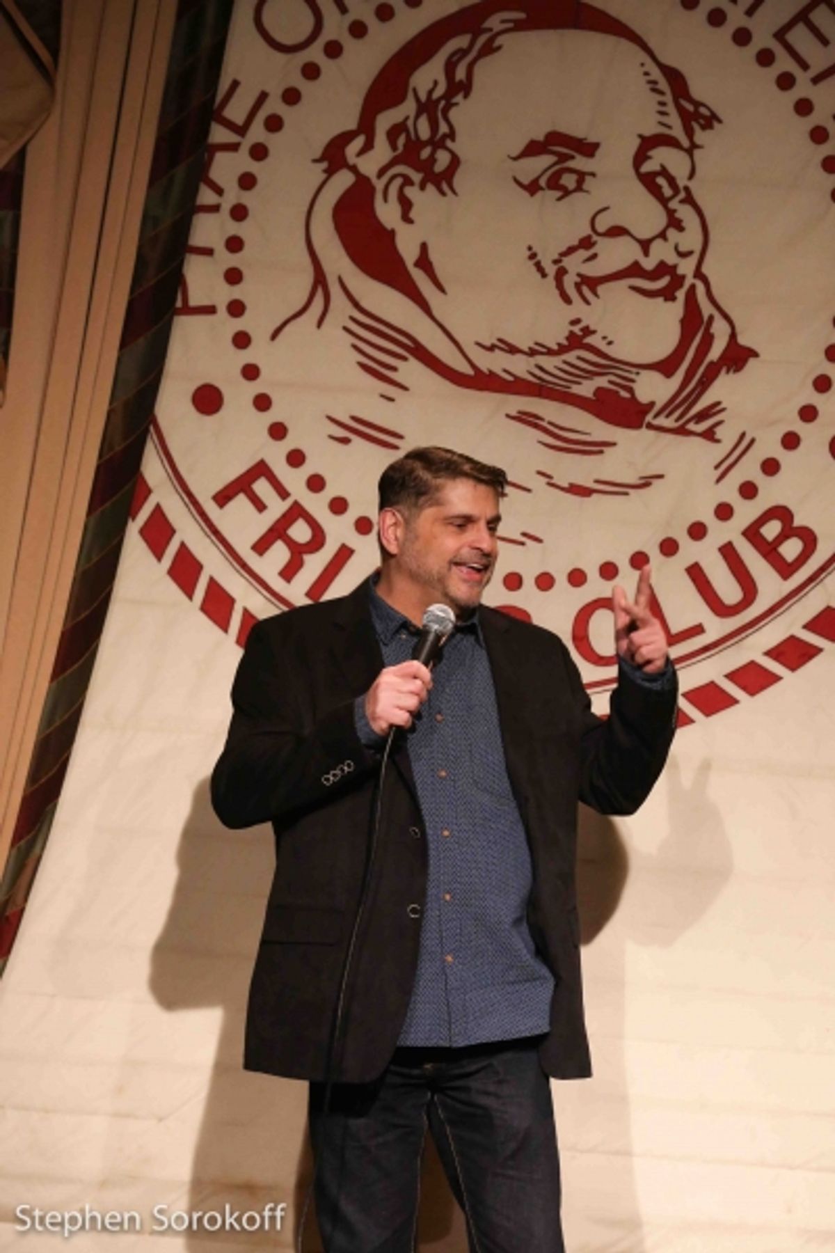 George Vanarthos at April Fools Becomes SHIP OF FOOLS Comedy Night at the FRIARS