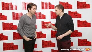 Michael Zegen and playwright Jesse Eisenberg @ BroadwayWorld Michael Zegen and playwright Jesse Eisenberg Photo