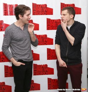 Michael Zegen and playwright Jesse Eisenberg @ BroadwayWorld Michael Zegen and playwright Jesse Eisenberg Photo