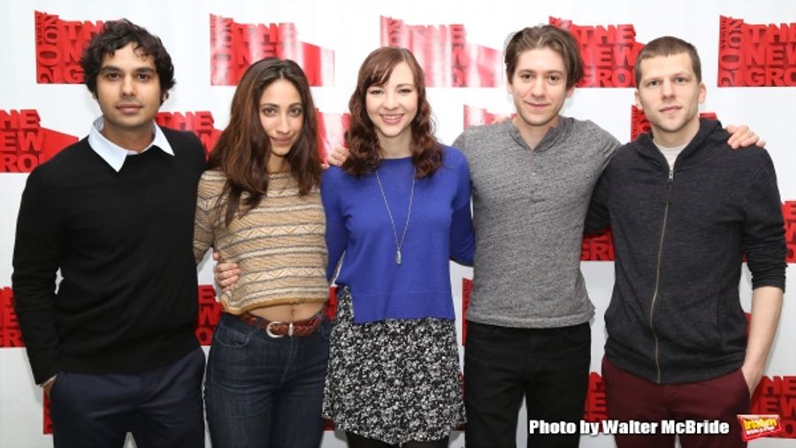 Photo Coverage: Inside the First Day Rehearsal for Jesse Eisenberg's THE SPOILS Image
