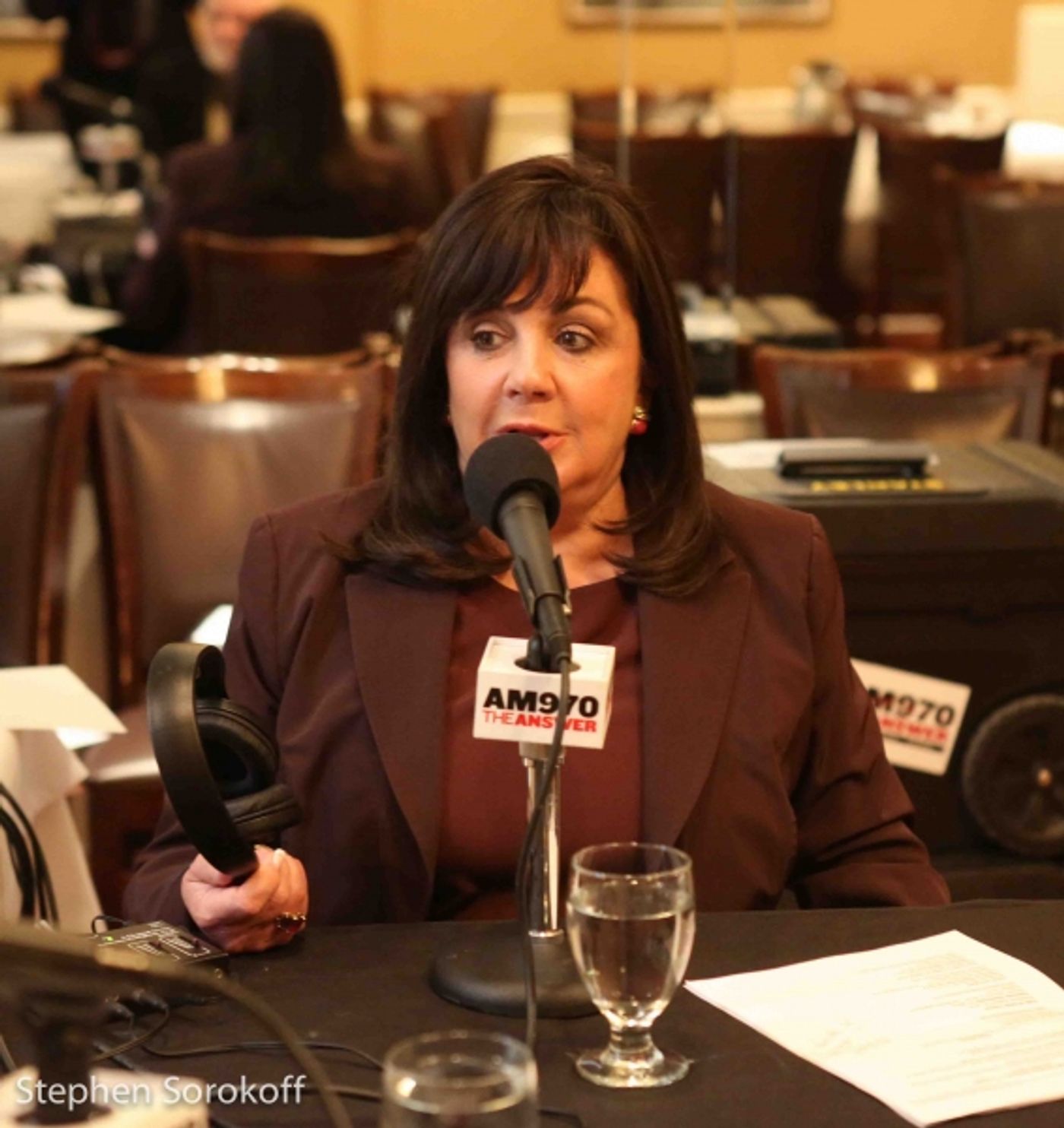Photo Coverage: Broadway League Executive Director Charlotte St. Martin Visits BACKSTAGE with Peter LeDonne  Image