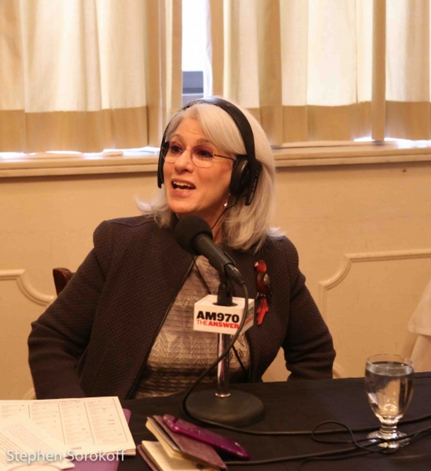 Photo Coverage: Broadway League Executive Director Charlotte St. Martin Visits BACKSTAGE with Peter LeDonne  Image