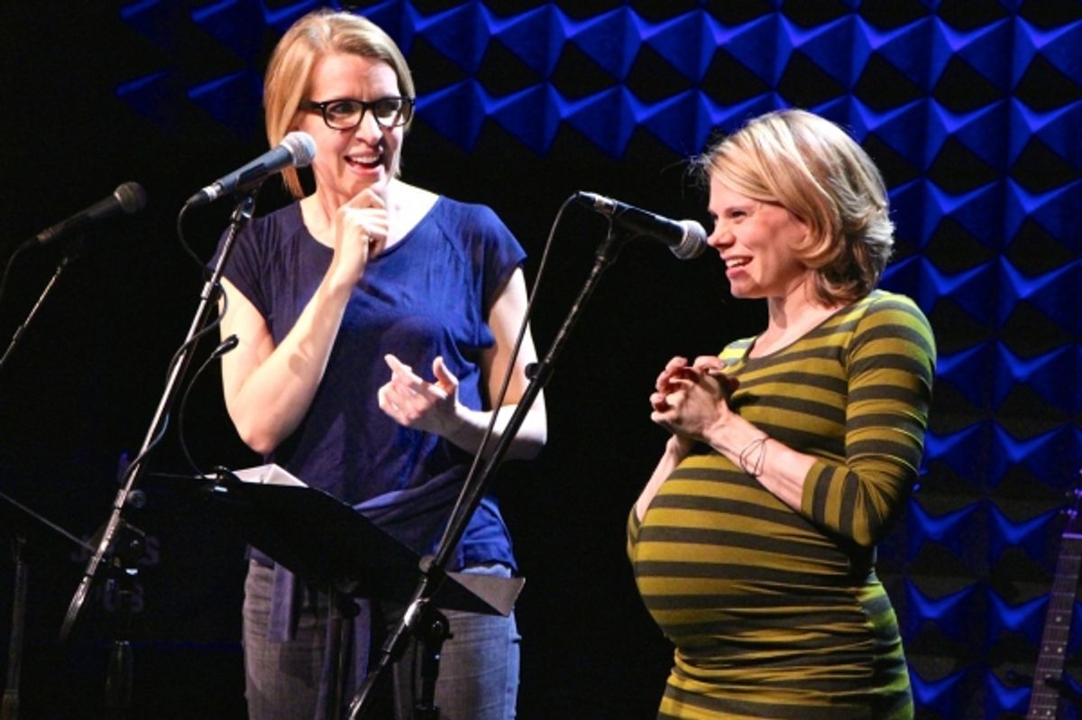 Susan Blackwell, Celia Keenan-Bolger at 