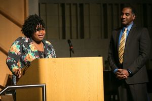 Sheika Murray (Rosetta LeNoire Scholarship Award Winner) and Norm Lewis @ BroadwayWorld Sheika Murray (Rosetta LeNoire Scholarship Award Winner) and Norm Lewis Photo