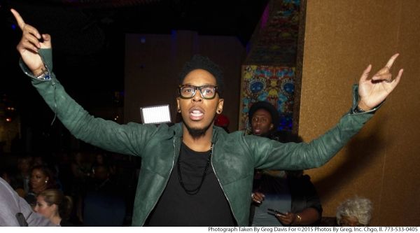 Stellar Award winner Deitrick Haddon celebrates at the eOne Music post-Stellars Award Photo