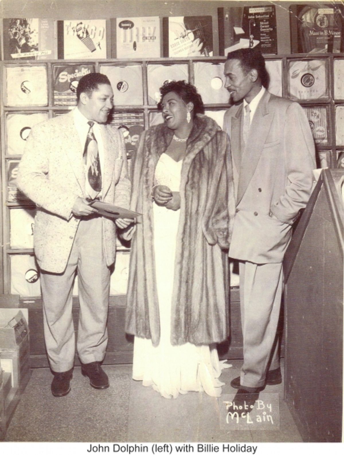 John Dolphin and Billie Holiday at 
