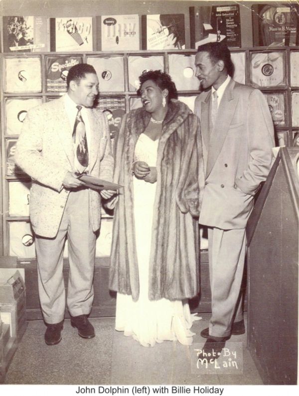John Dolphin and Billie Holiday Photo