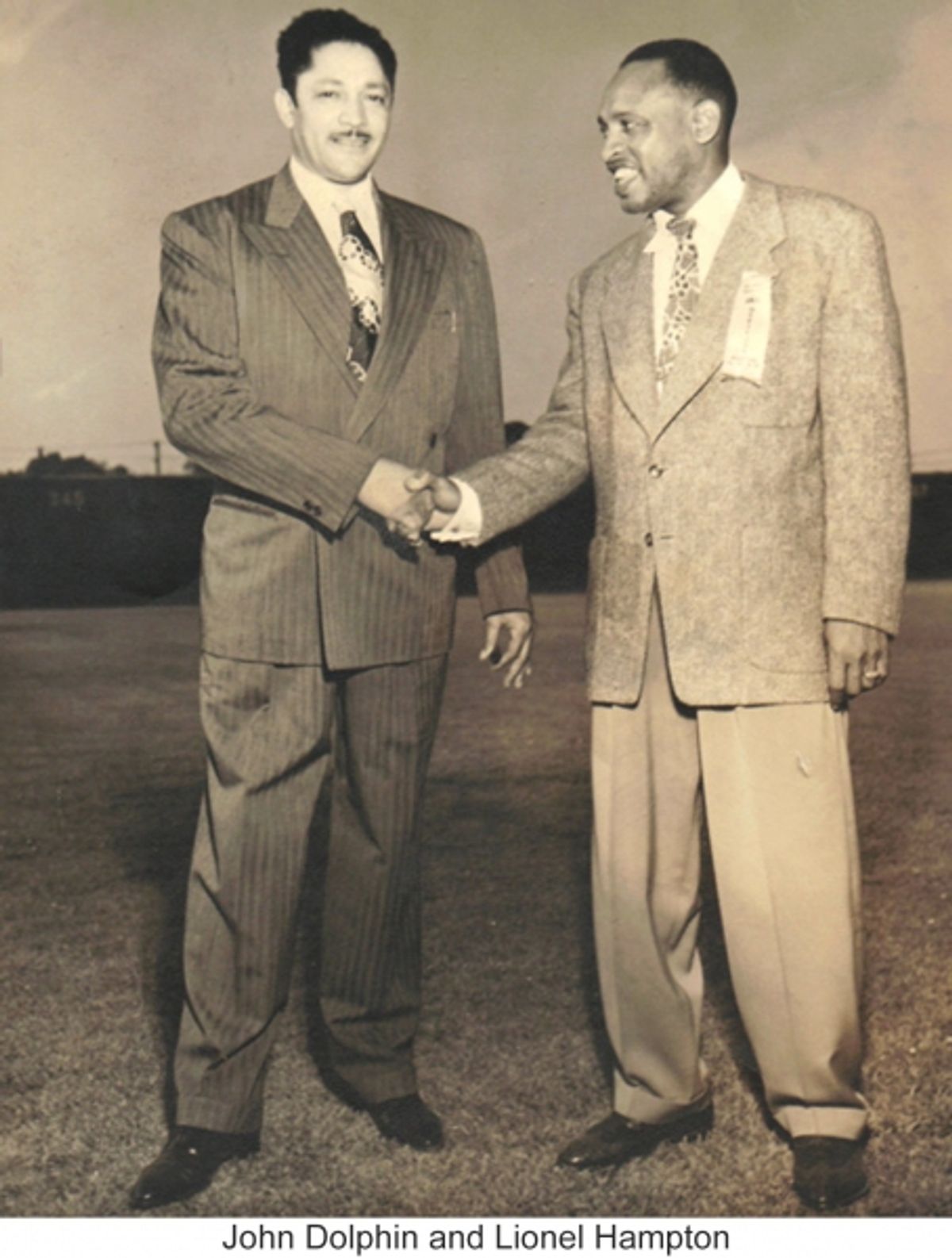 John Dolphina nd Lionel Hampton at 