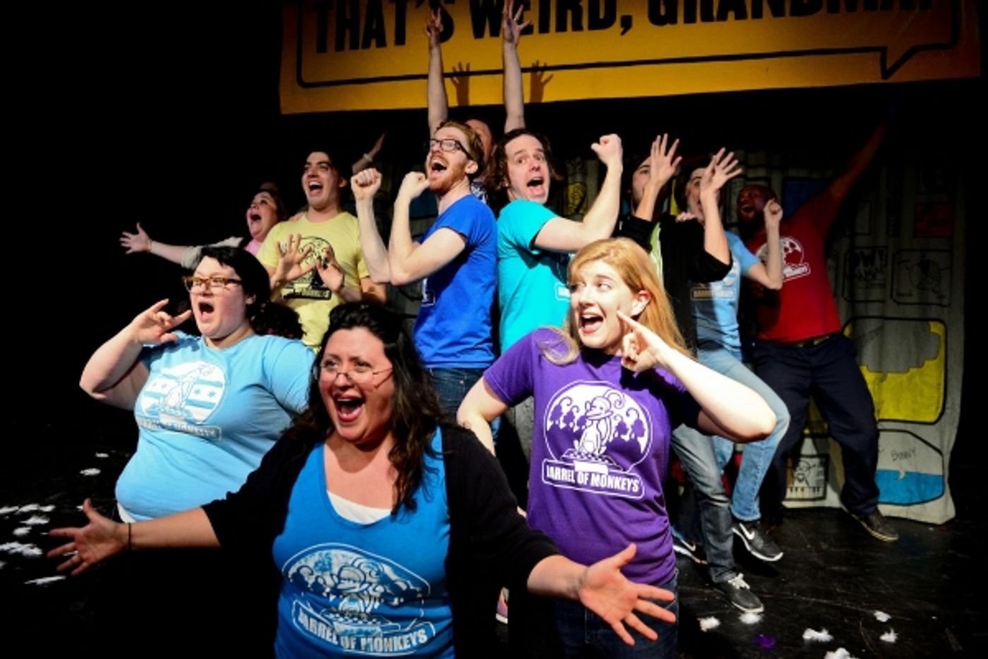 Photo Flash: First Look at Barrel of Monkeys' THAT'S WEIRD, GRANDMA: SUMMER BLOCK PARTY  Image