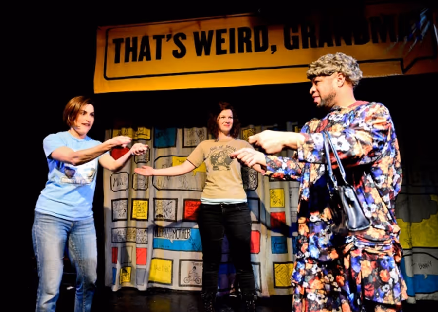 Photo Flash: First Look at Barrel of Monkeys' THAT'S WEIRD, GRANDMA: SUMMER BLOCK PARTY Image