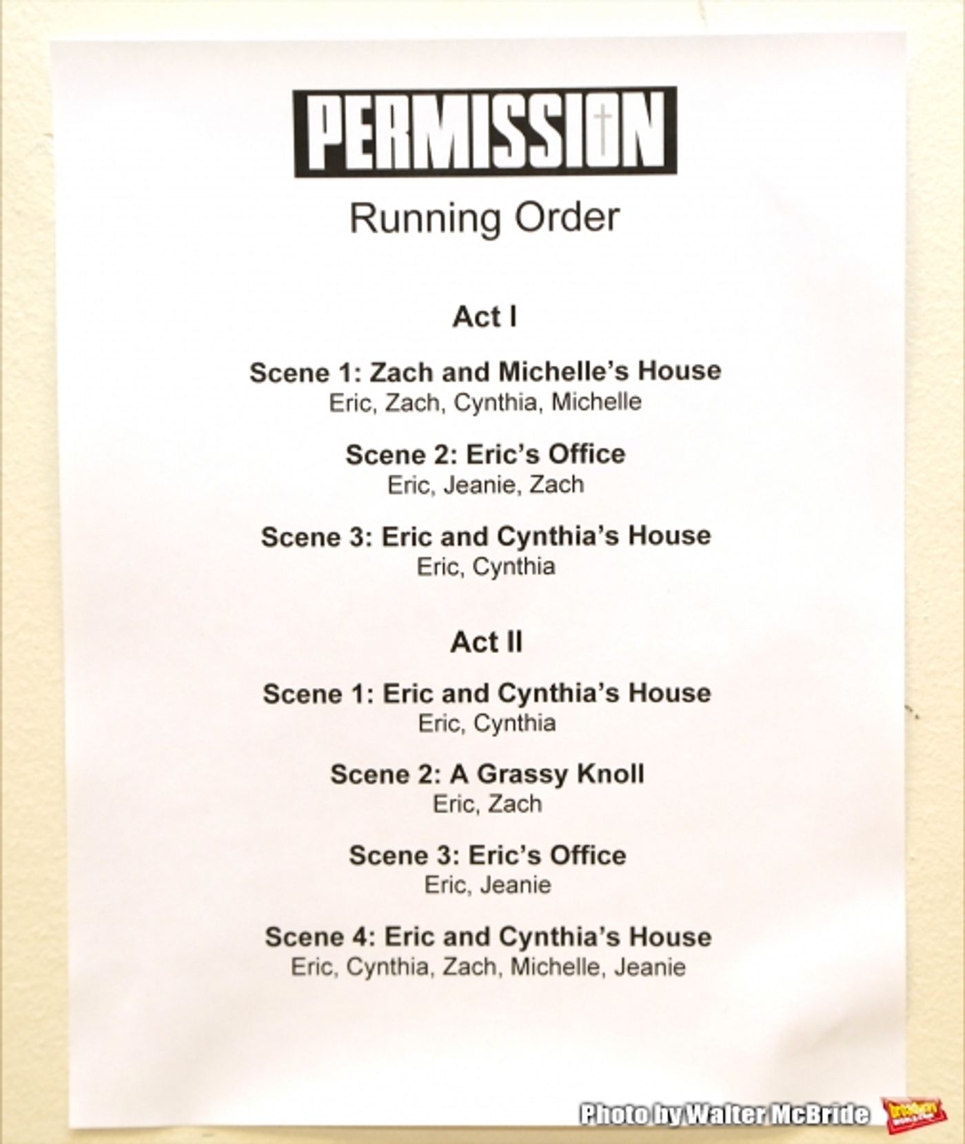 Photo Coverage: In Rehearsal with Justin Bartha, Elizabeth Reaser & More for MCC's PERMISSION Image