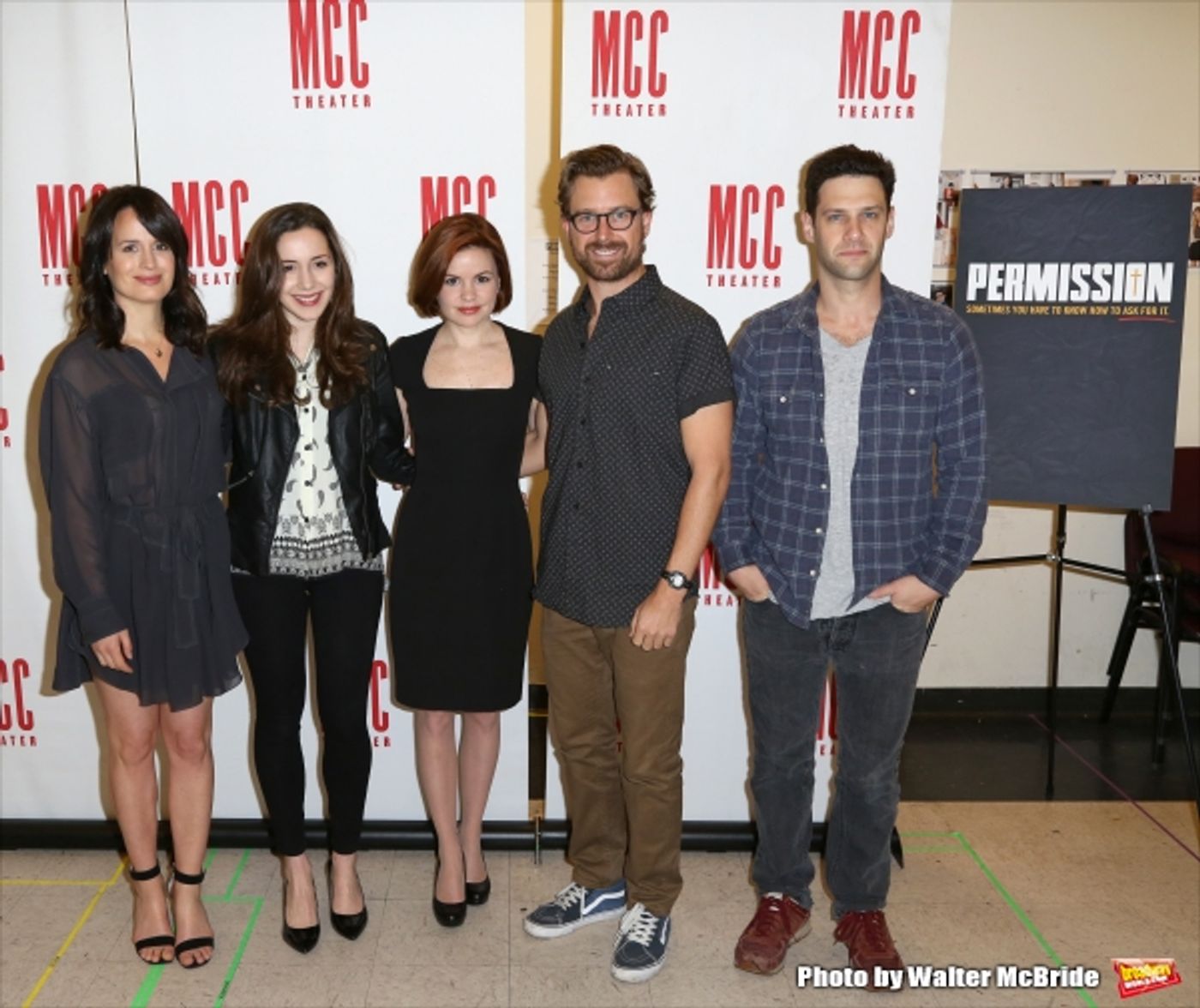 Photo Coverage: In Rehearsal with Justin Bartha, Elizabeth Reaser & More for MCC's PERMISSION Image