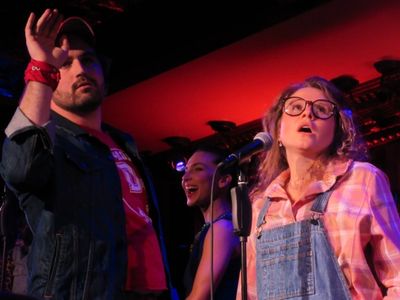 Justin Colombo, Cassie Silva and Josephine Rose Roberts  Photo