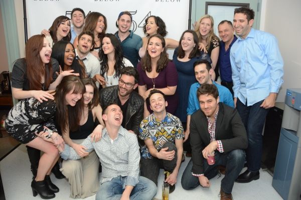 A mid-laugh photo with the cast of BROADWAY LOVES SAM SMITH Photo