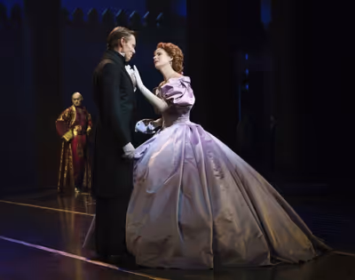 Ken Watanabe, Edward Baker-Duly and Kelli O''Hara Photo
