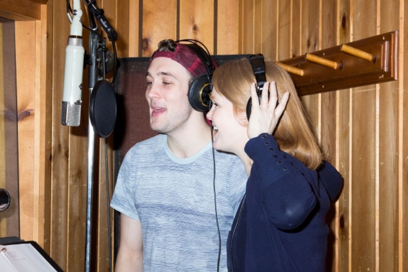 Photo Coverage: In the Recording Studio with JOHN & JEN's Kate Baldwin and Conor Ryan  Image