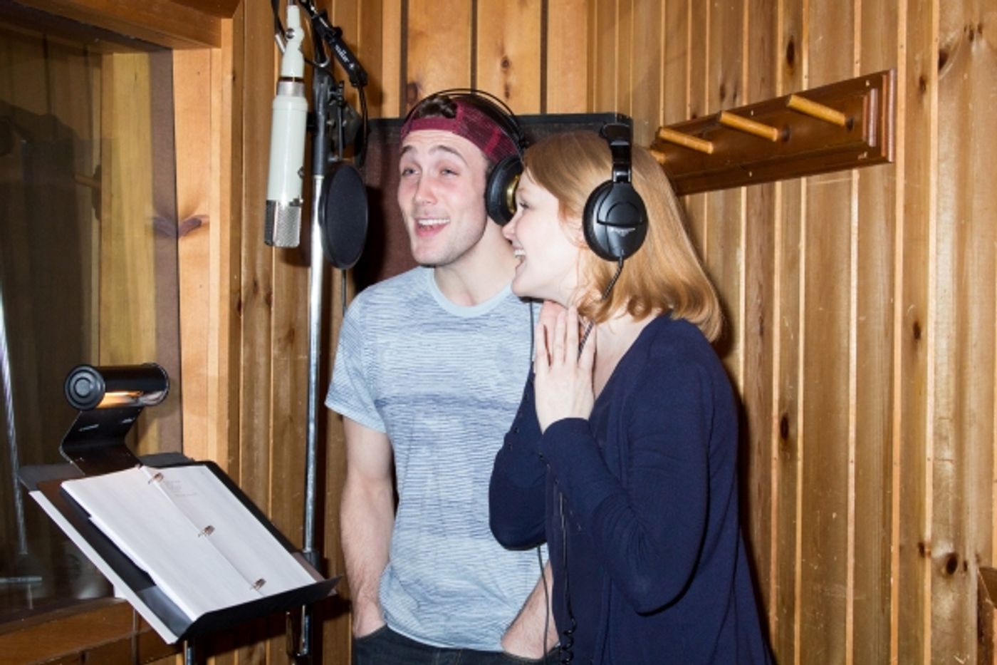 Photo Coverage: In the Recording Studio with JOHN & JEN's Kate Baldwin and Conor Ryan  Image
