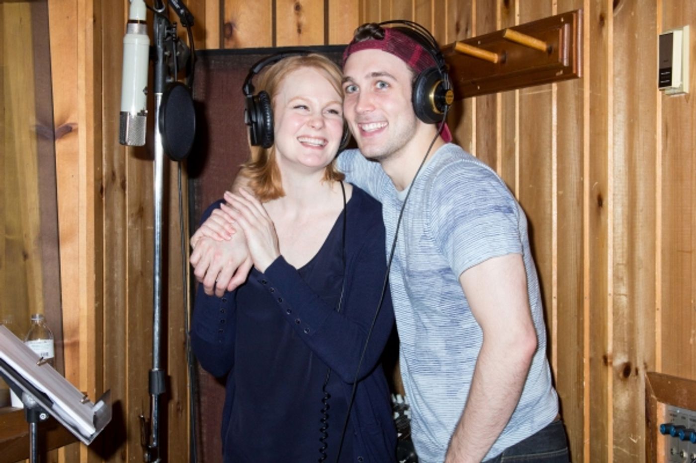 Photo Coverage: In the Recording Studio with JOHN & JEN's Kate Baldwin and Conor Ryan  Image
