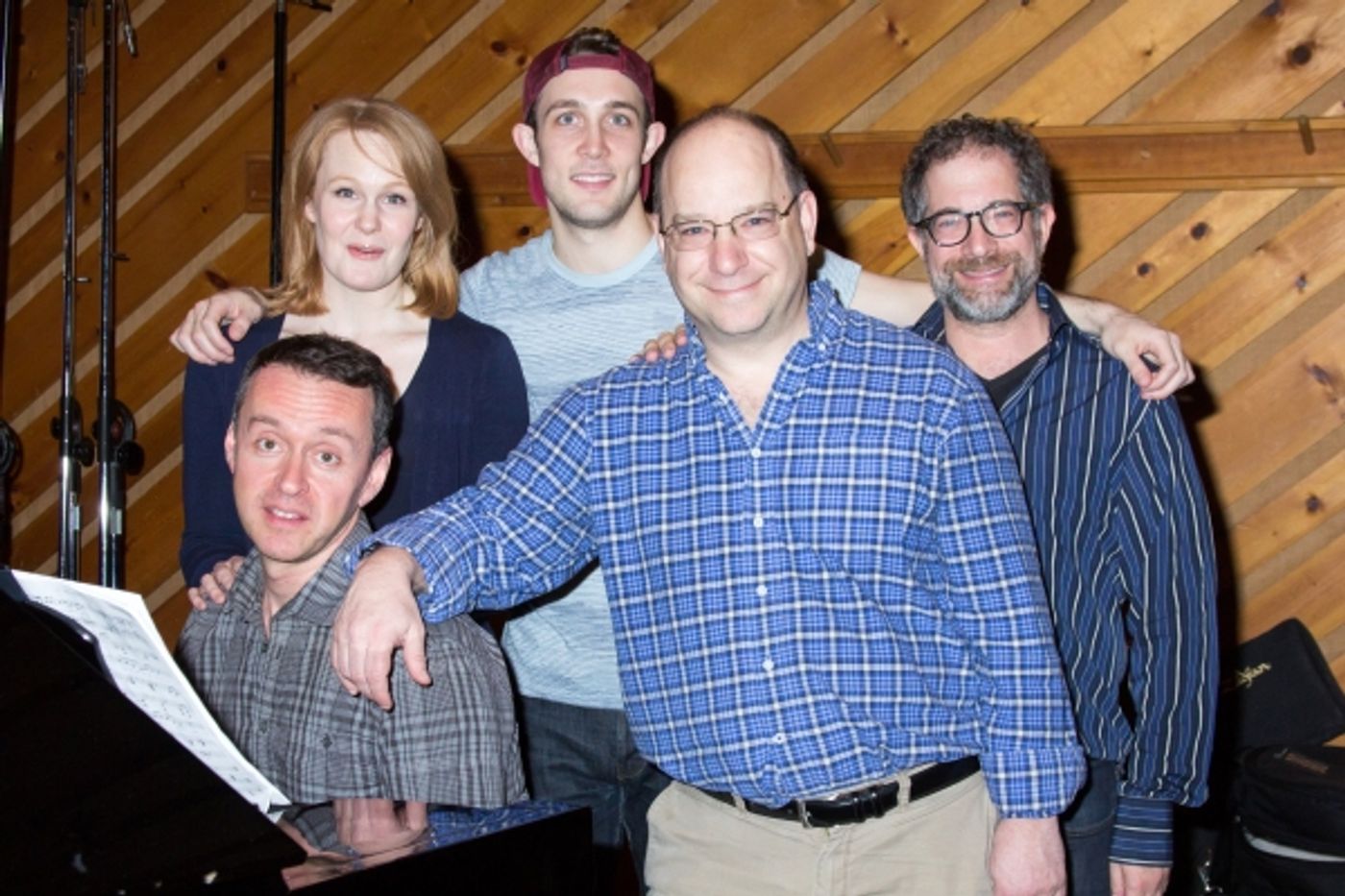 Photo Coverage: In the Recording Studio with JOHN & JEN's Kate Baldwin and Conor Ryan  Image