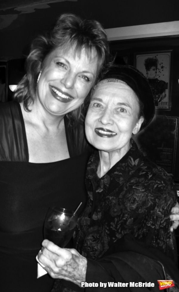 Julie Wilson with DEVLIN at her closing night performance of her new show  ''THE PLAC Photo