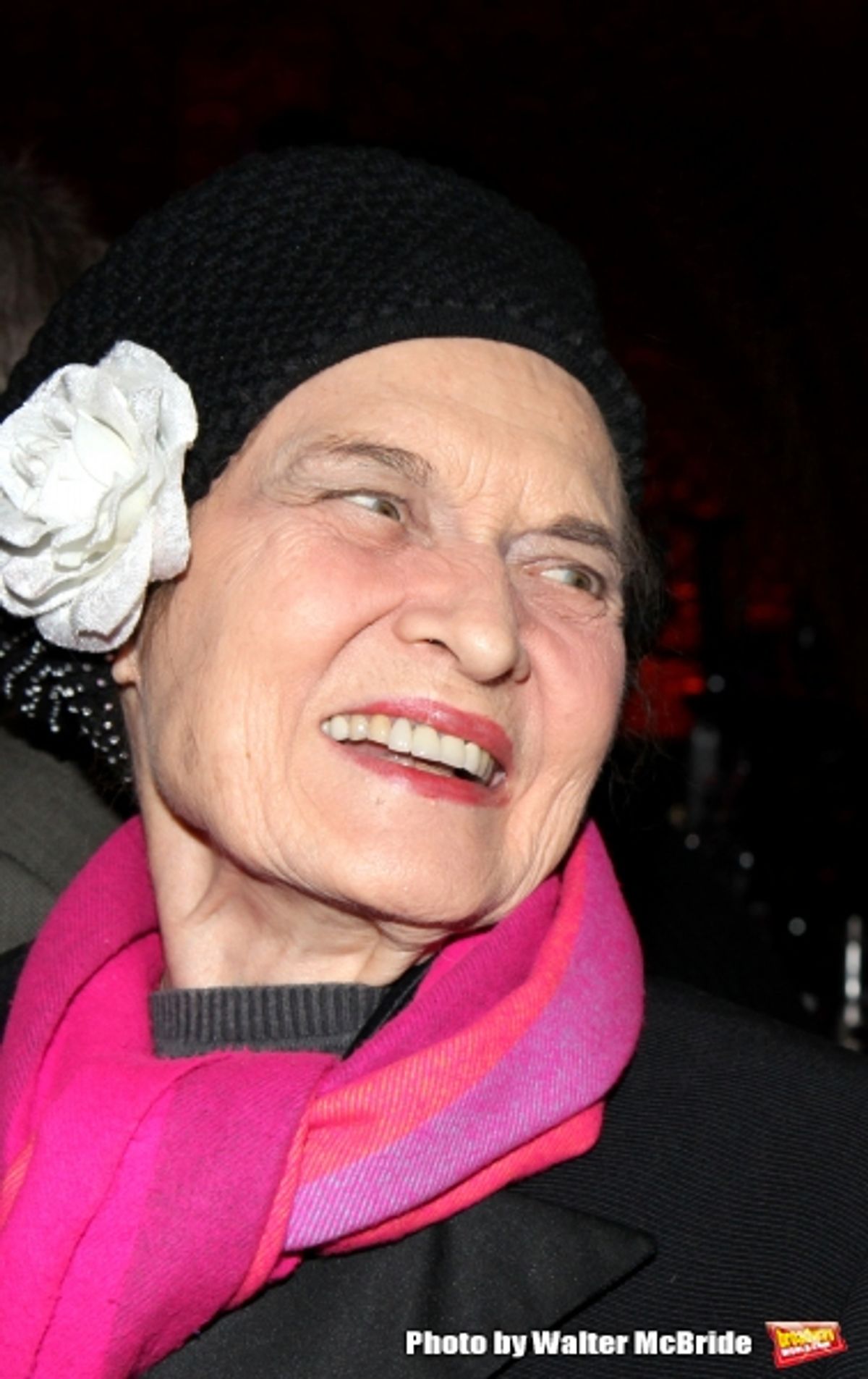 Julie Wilson attending a reception celebrating Hunter Ryan Herdlicka''s 54 Below debut with ''You Make Me Feel So Young''  in New York City on 3/25/2013 at 