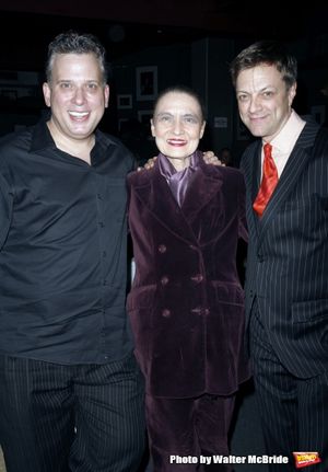 Billy Stritch and Jim Caruso with Julie Wilson at Jim Caruso''s Cast Party on October 30, 2006 in New York City. @ BroadwayWorld Billy Stritch and Jim Caruso with Julie Wilson at Jim Caruso''s Cast Party on Octobe Photo