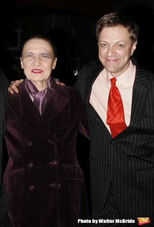 Jim Caruso with Julie Wilson at Jim Caruso''s Cast Party on October 30, 2006 in New Y Photo