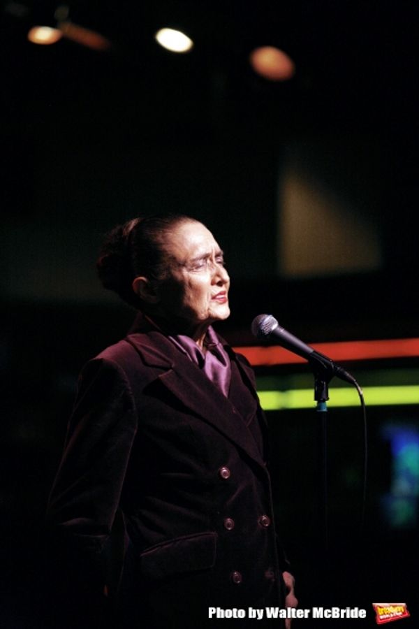 Julie Wilson performs at Jim Caruso''s Cast Party on October 30, 2006 in New York Cit Photo