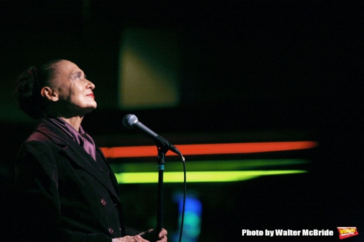 Julie Wilson performs at Jim Caruso''s Cast Party on October 30, 2006 in New York City. at 