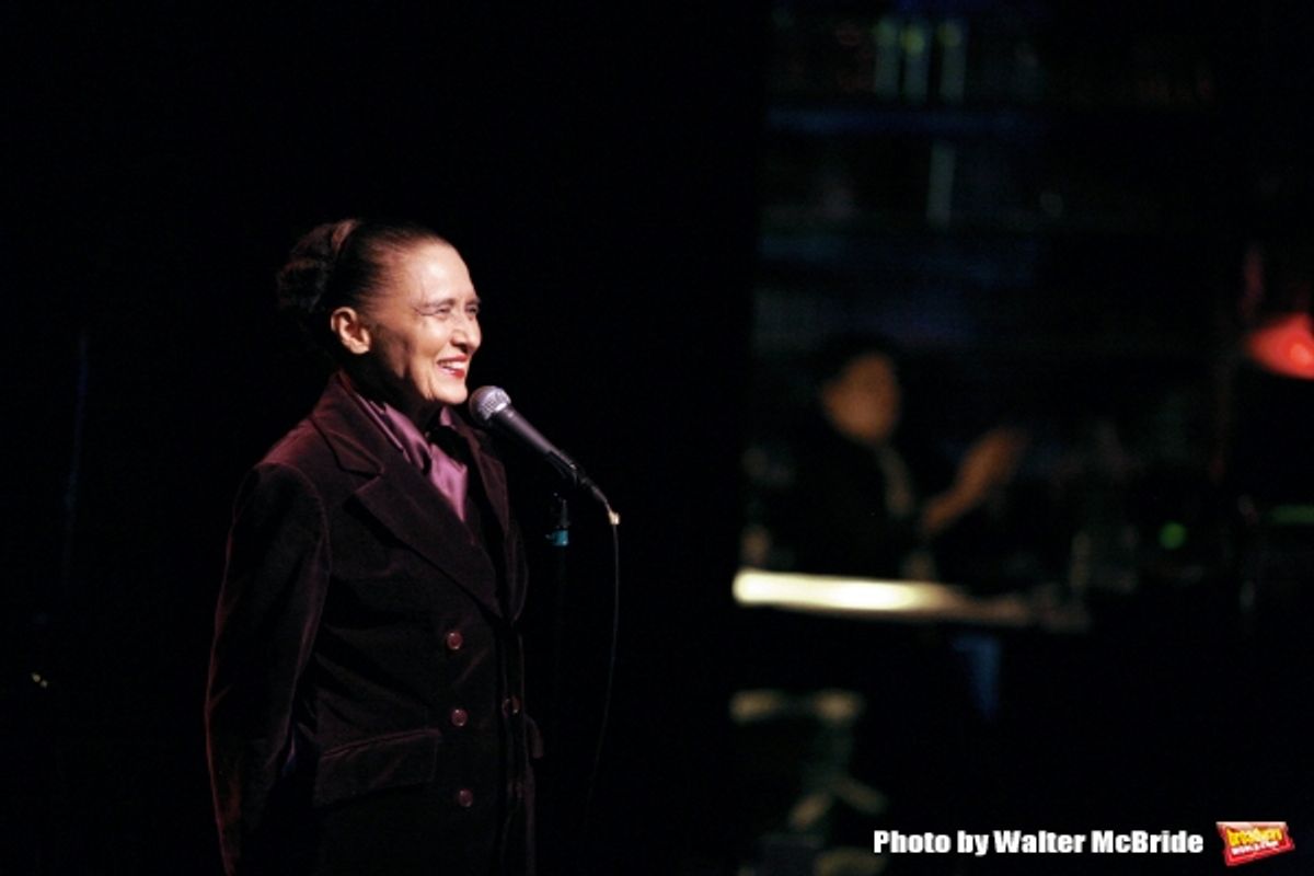 Julie Wilson performs at Jim Caruso''s Cast Party on October 30, 2006 in New York City. at 