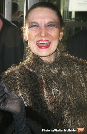 Julie Wilson arriving for the Opening Night Performance of LOVEMUSIK at the Biltmore  Photo