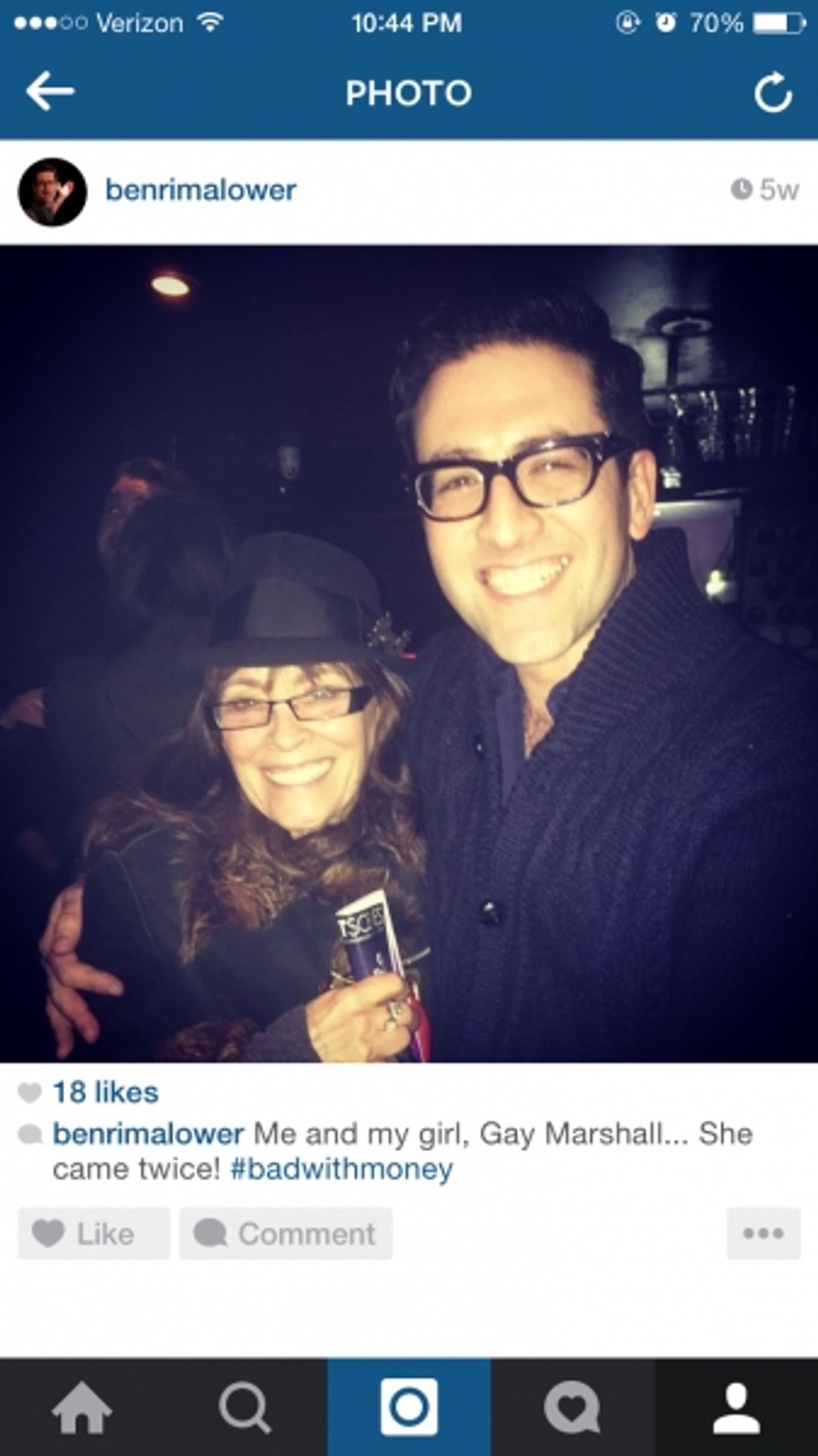 BWW Exclusive: A Look Back at Ben Rimalower's Celebrity Visits! BAD WITH MONEY and PATTI ISSUES Close in San Fran Tonight  Image