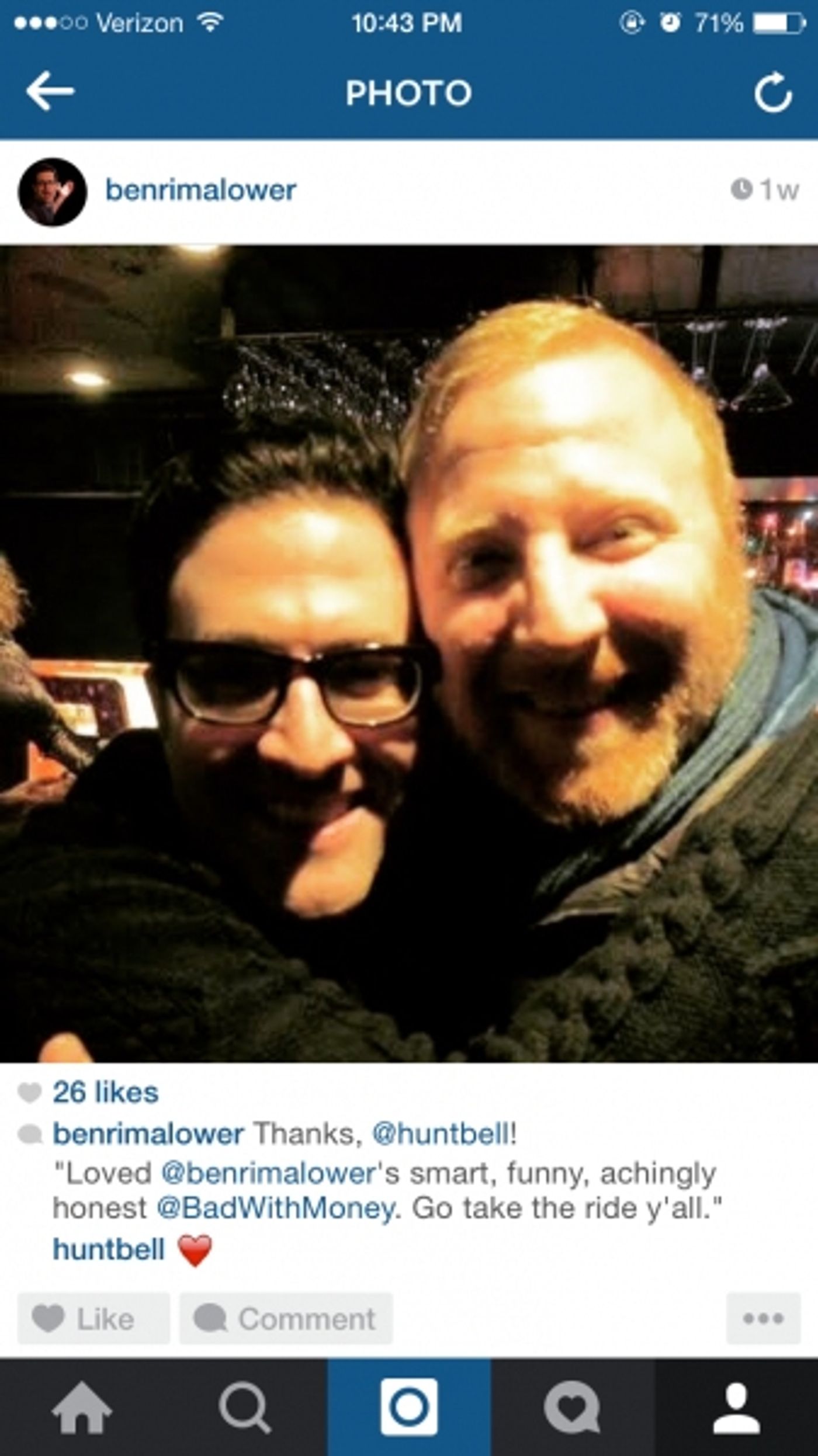 BWW Exclusive: A Look Back at Ben Rimalower's Celebrity Visits! BAD WITH MONEY and PATTI ISSUES Close in San Fran Tonight  Image