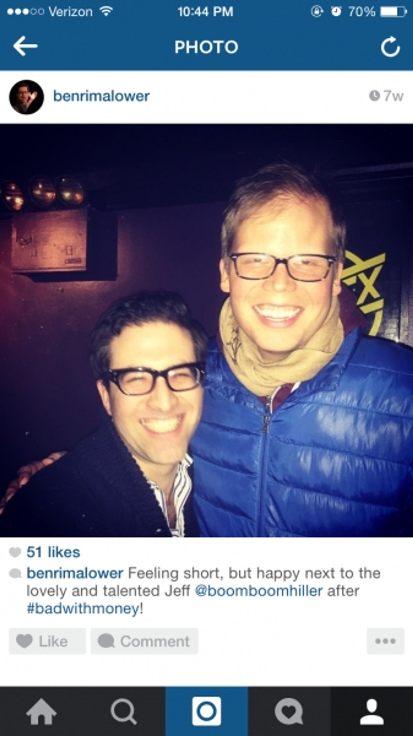 BWW Exclusive: A Look Back at Ben Rimalower's Celebrity Visits! BAD WITH MONEY and PATTI ISSUES Close in San Fran Tonight  Image