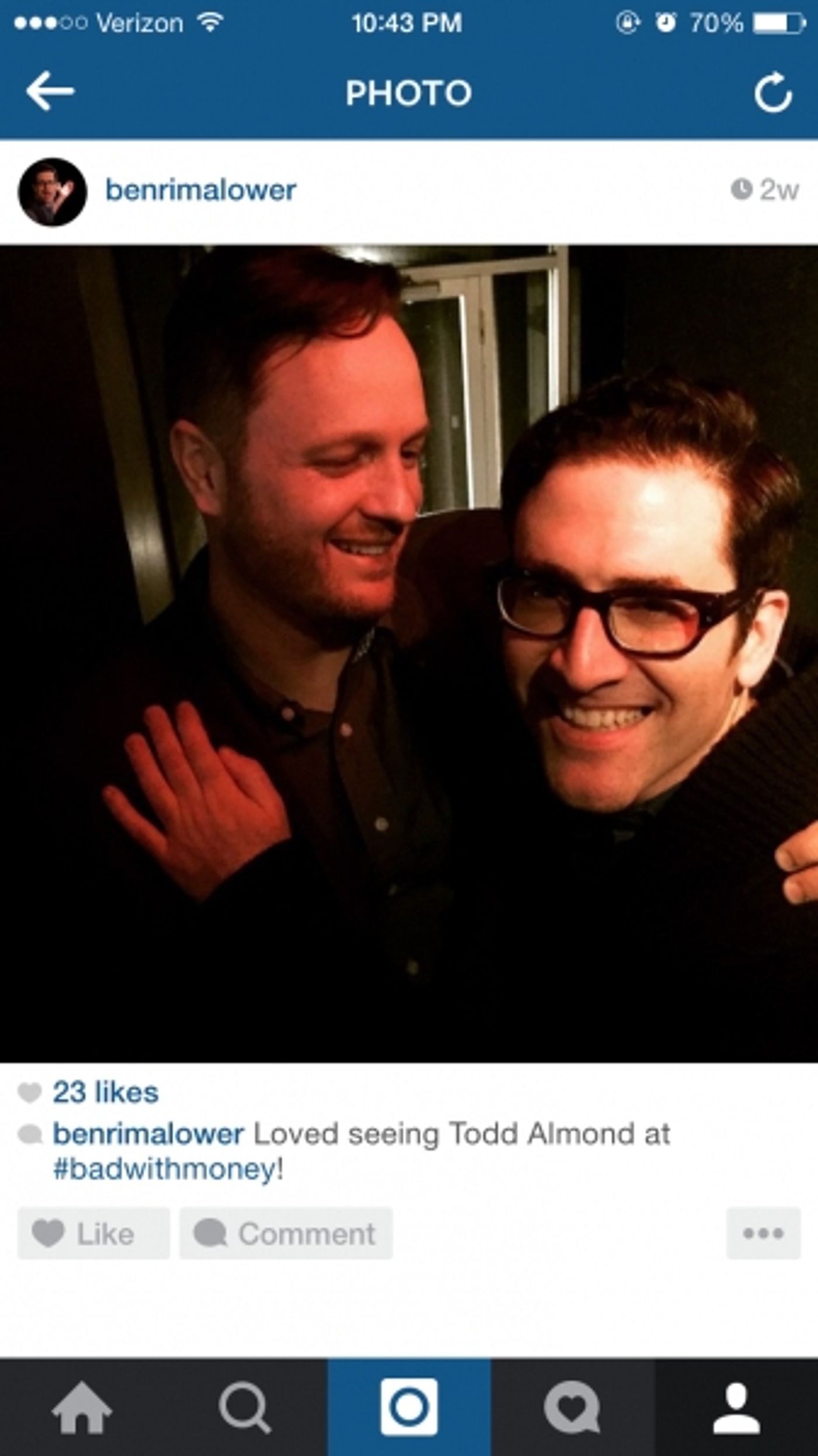 BWW Exclusive: A Look Back at Ben Rimalower's Celebrity Visits! BAD WITH MONEY and PATTI ISSUES Close in San Fran Tonight  Image