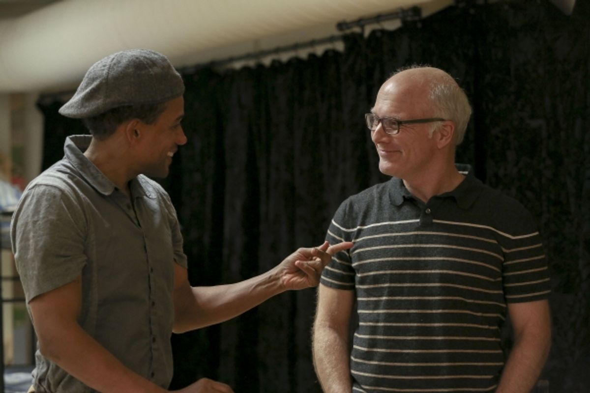 Hill Harper and Dan Butler at 