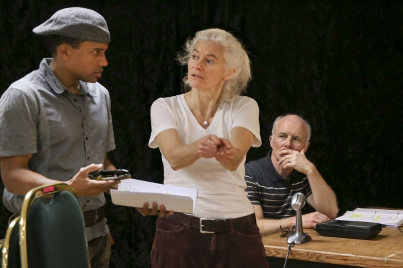 Photo Flash: In Rehearsal for TOAST at the Public, Starring Keith David, Hill Harper & More Photo Flash: In Rehearsal for TOAST at the Public, Starring Keith David, Hill Harper & More Image
