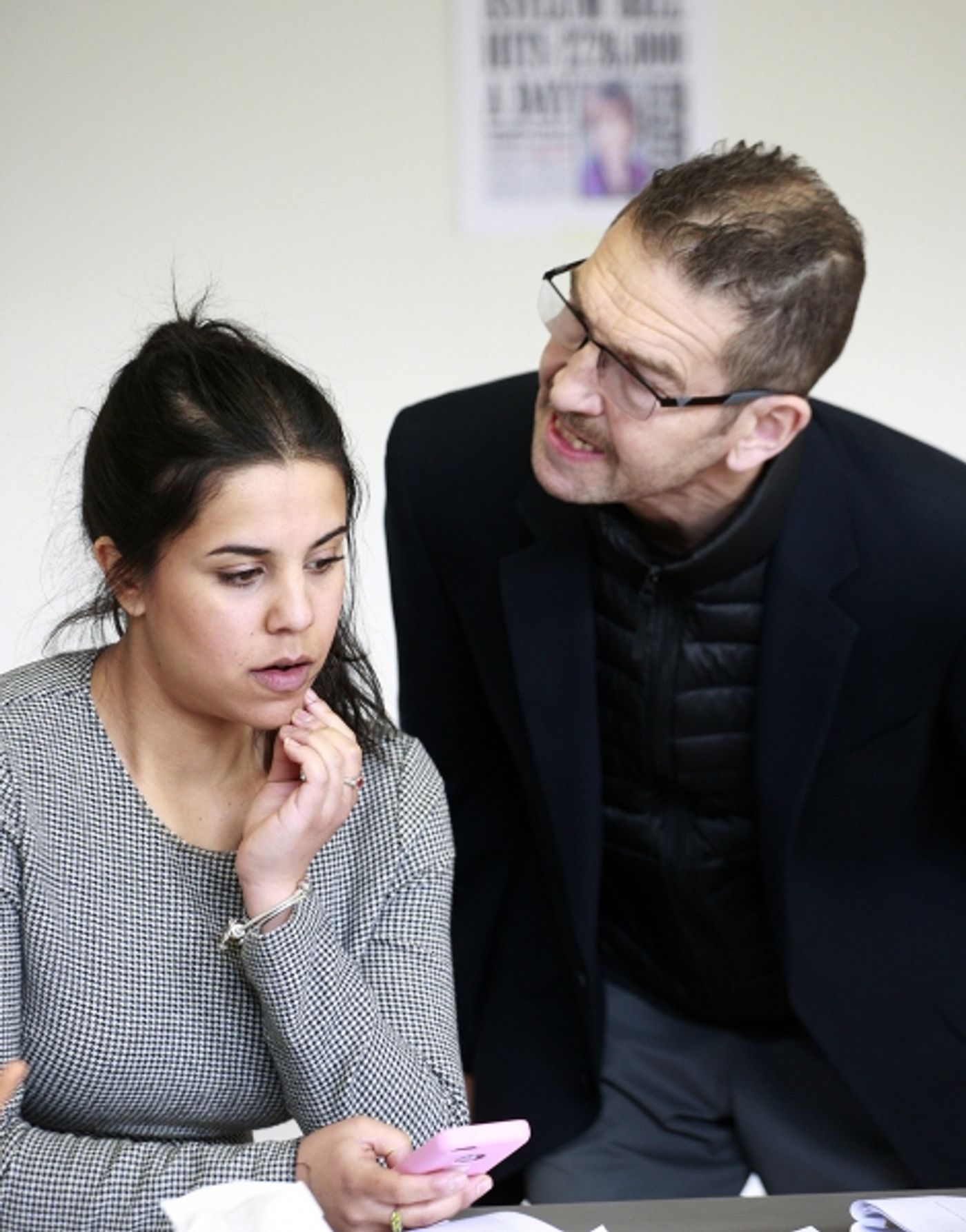 Photo Flash: In Rehearsal with the Cast of CLARION at Arcola Theatre  Image