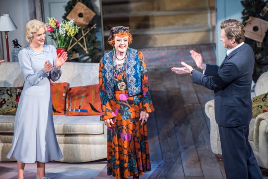 Photo Flash: Angela Lansbury and Company Celebrate BLITHE SPIRIT's Final Curtain Call in D.C. Image