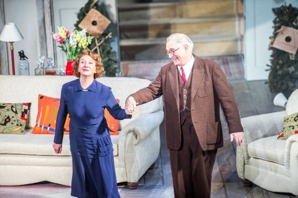 Sandra Shipley, who played Mrs. Bradman, and Simon Jones, who played Dr. Bradman Photo