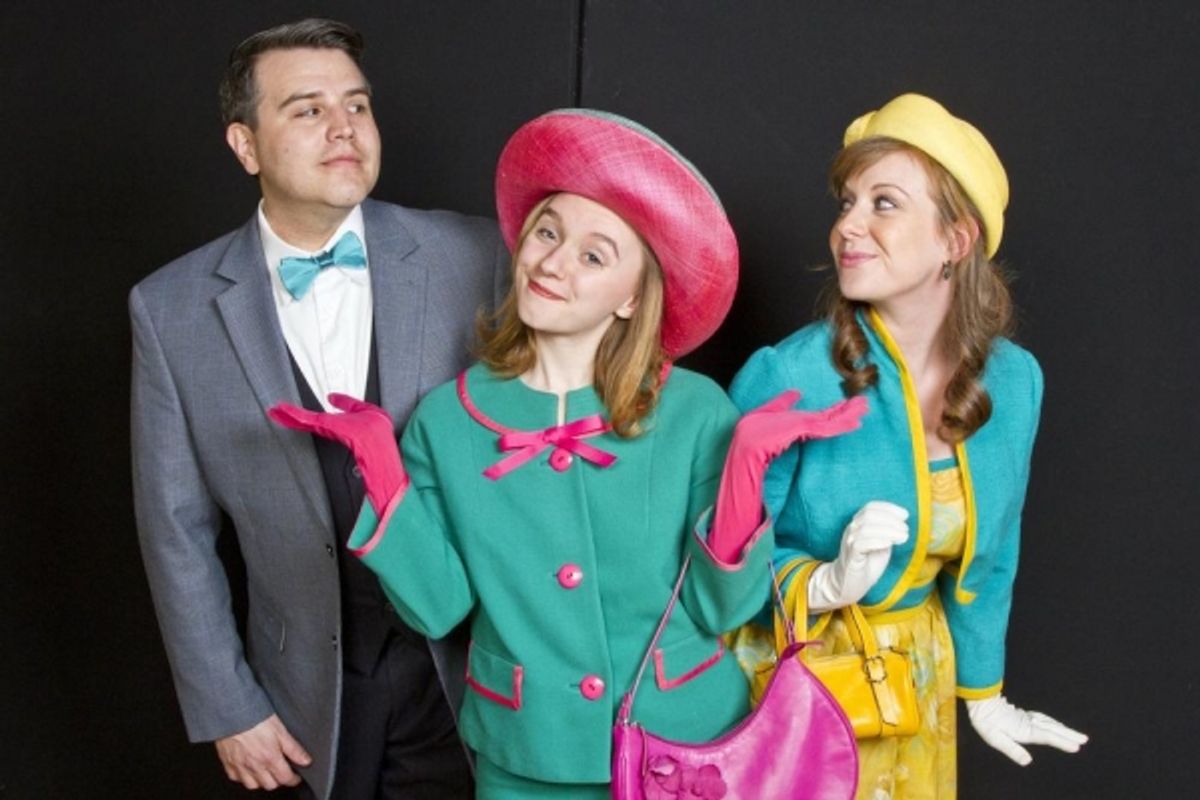 Jason Wilhoite of Commerce Twp. As Finch, Nancy Boyd of Highland as Smitty, Emilie Tole of Farmington as Rosemary.
 at 