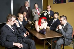 Bob Cox of Plymouth as Bud Frump, Tony Targan of West Bloomfield as Gatch;, Gary Wein Photo