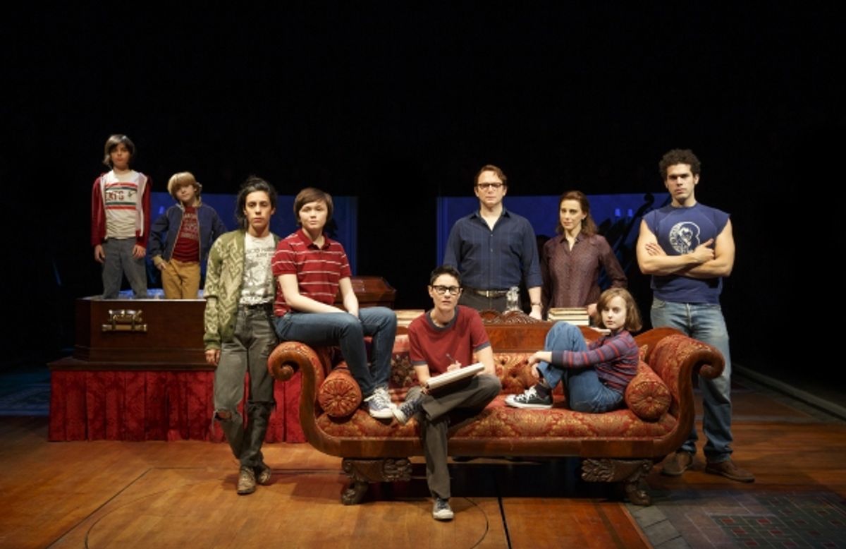 Cast of FUN HOME. Photo Credit: Joan Marcus at 